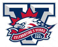 Saginaw Spirit 2008 anniversary logo iron on heat transfer